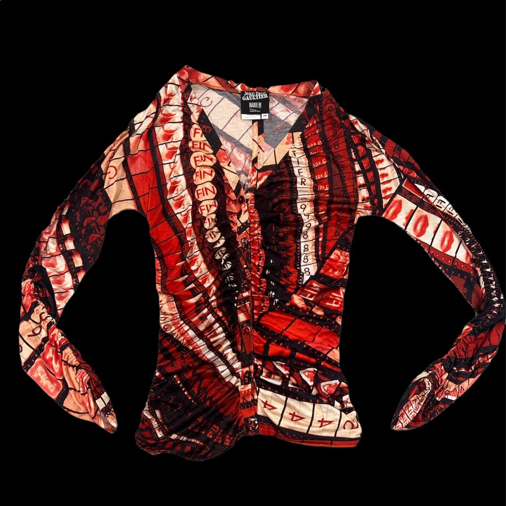 Jean Paul Gaultier Silk Cardigan/Top